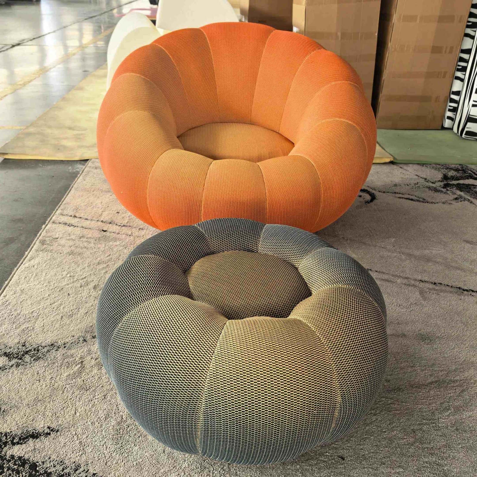 Pumpkin Compressed Sofa