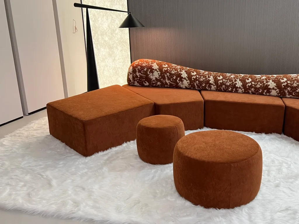 Terracotta Modular Bolster Sectional product image
