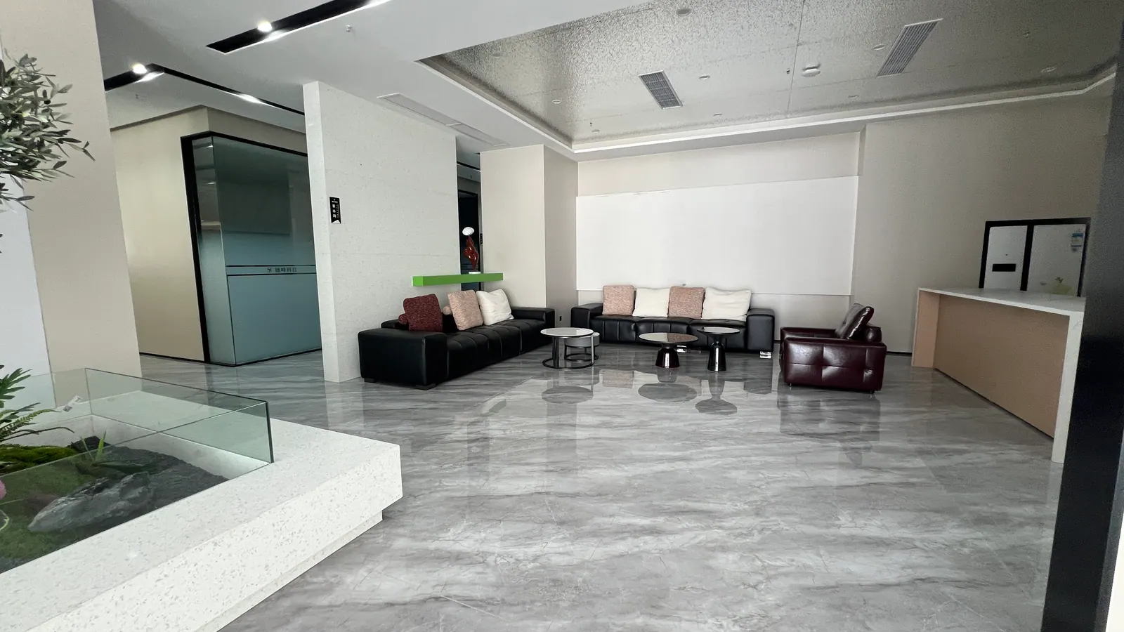 Choose a design at the factory