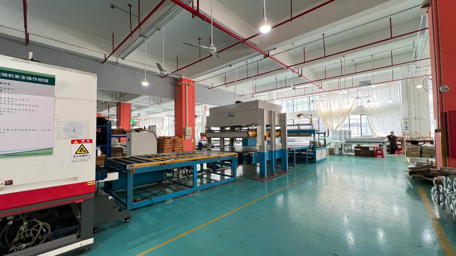 Before production at the factory