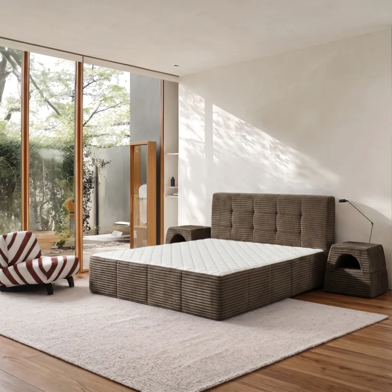 Cube Tufted Compressed Bed