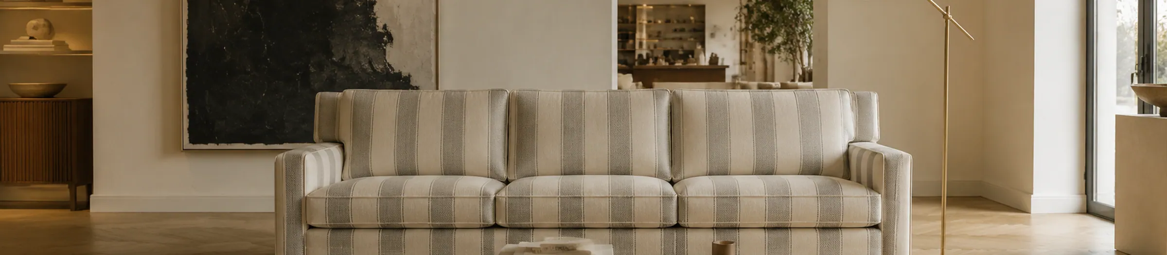 Graphic Stripe 3-Seater — lifestyle cover
