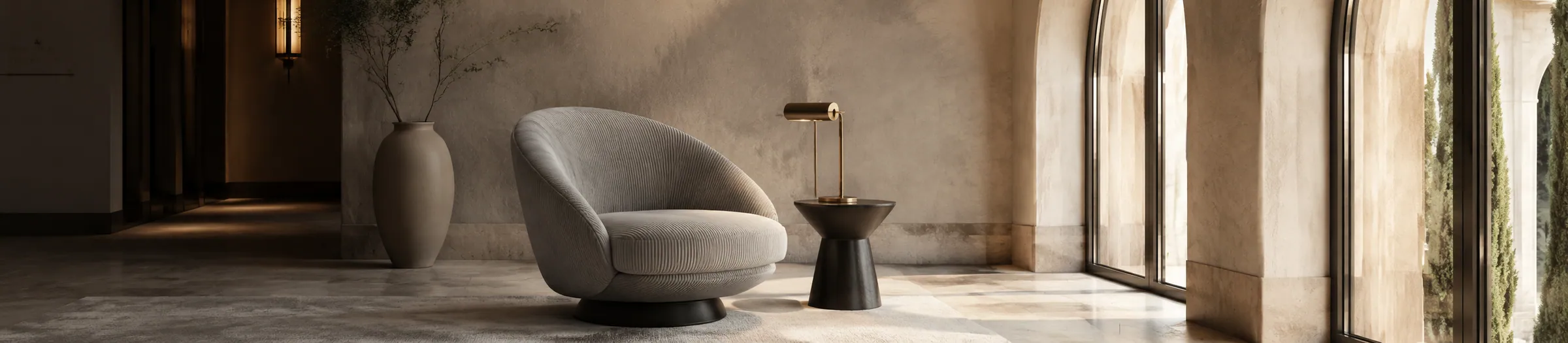 Pebble Cocoon Armchair — lifestyle cover