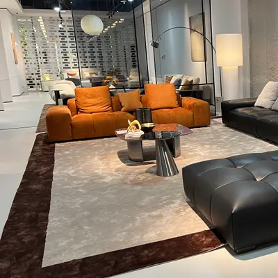 Cloud Linen Cushion Sofa angle 5