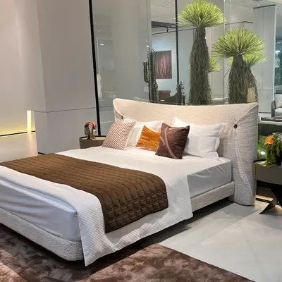 Cloud Linen Cushion Sofa angle 6
