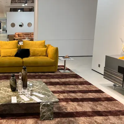 Eclipse Brown Leather Bed angle 2