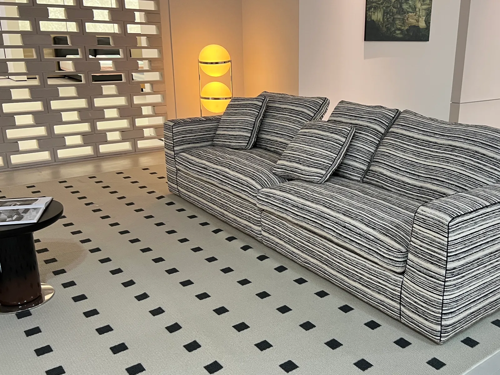 Graphic Stripe 3-Seater
