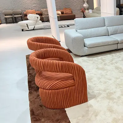 Pebble Cocoon Armchair angle 1